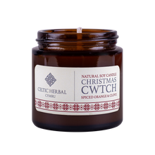 Load image into Gallery viewer, Celtic Herbal - Christmas Cwtch Candle 100g