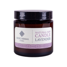 Load image into Gallery viewer, Celtic Herbal - Lavender Natural Soy Candle 100g