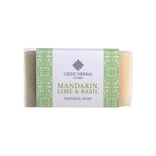 Load image into Gallery viewer, Celtic Herbal - Mandarin, Lime & Basil Soap 100g