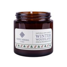 Load image into Gallery viewer, Celtic Herbal - Winter Woodland Candle with Pine & Frankincense 100g